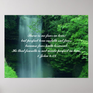 1. John 4:18 Poster