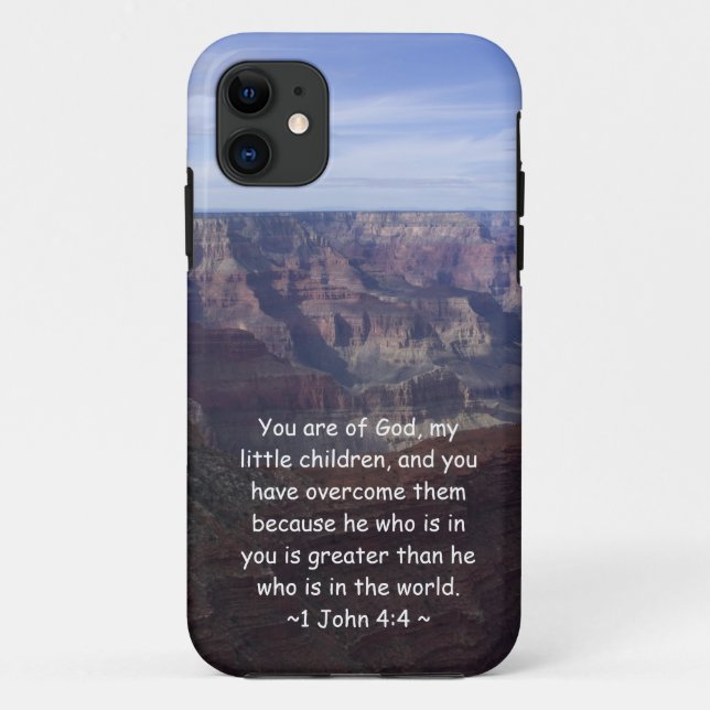 1. John 4:4 Case-Mate iPhone Hülle (Rückseite)