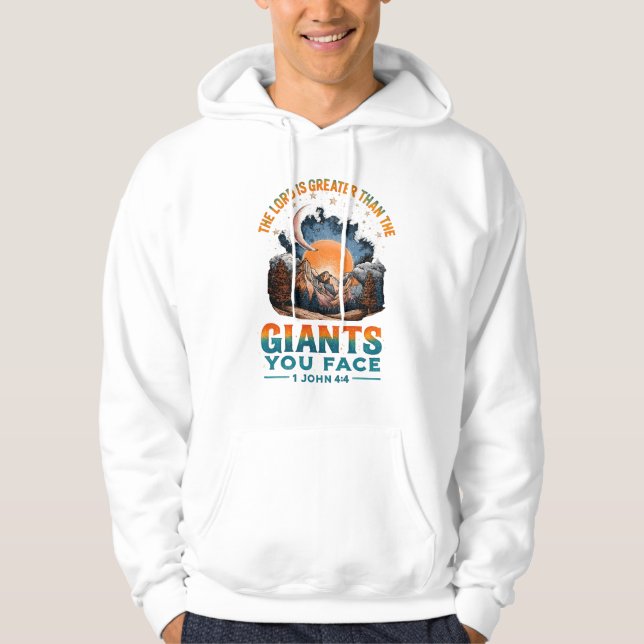 1. John 4:4 Hoodie (Vorderseite)