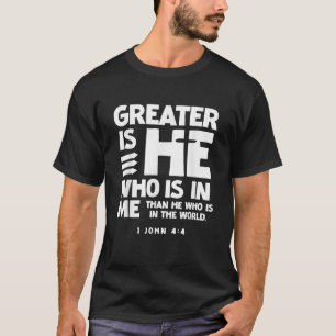 1 John 4 Schriften für Christliche Männer Frauen T-Shirt