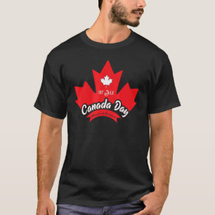 1. Juli Kanada Tag Ahornleaf Kanadische Flagge T-Shirt