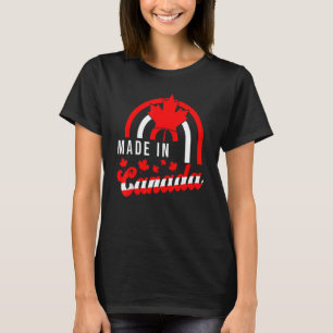 1. Juli Patriotic hergestellt in Kanada Ahornleaf T-Shirt