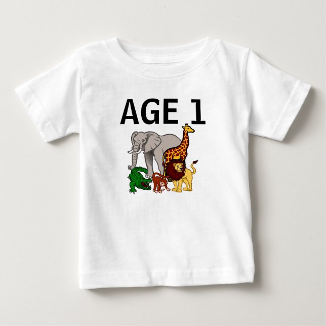 1. JUNGLE BABY T - SHIRT (Vorderseite)