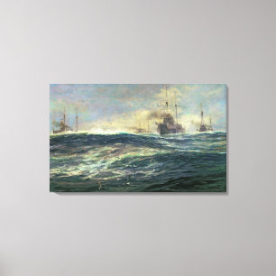 1. Kampf-Geschwader von Dreadnoughts Leinwanddruck