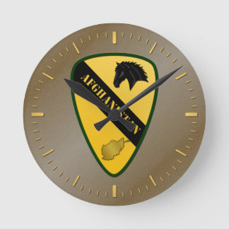 1. Kavallerie-Abteilung, Afghanistan Runde Wanduhr