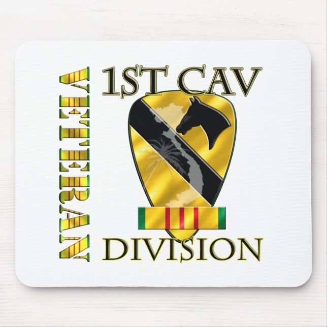 1. Kavallerie-Abteilungs-Vietnam-Veteran Mousepad (Vorne)
