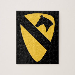 1. Kavallerie-Division-Patch Patriotisch Puzzle