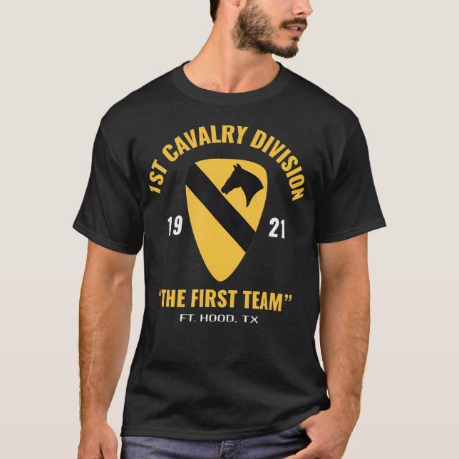 1. Kavallerie spricht über das erste Team T-Shirt (Vorderseite)