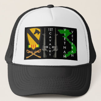 1. Kavallerie-Vietnam-Veteranen-Ball-Kappen Truckerkappe