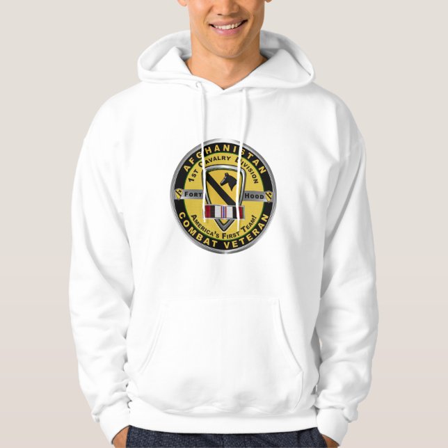 1. Kavallerieabteilung Afghanistan Veteran Hoodie (Vorderseite)