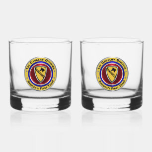 1. Kavallerieabteilung Veteran Whiskyglas