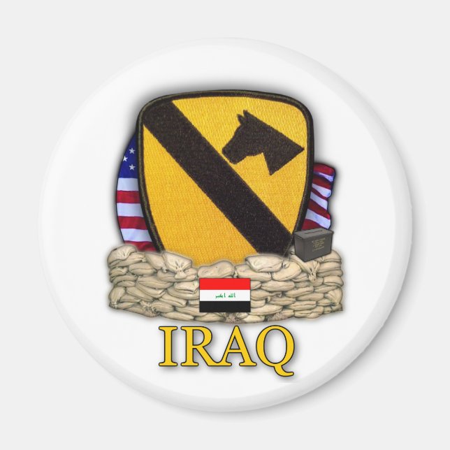 1. Kavalleriedivision air cav flugmobile Veteranen Magnet (Vorne)