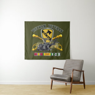 1. Kavalleriedivision Air Cav Vietnam Wandteppich