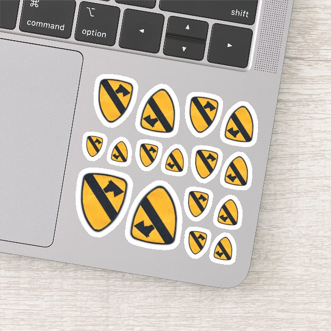 1. Kavalleriedivision Fort Hood Air Cav Contour st Aufkleber (Detail)