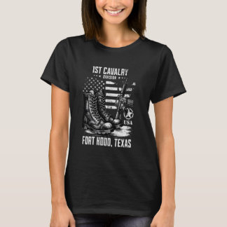 1. Kavalleriedivision Fort Hood Texas Military Vet T-Shirt