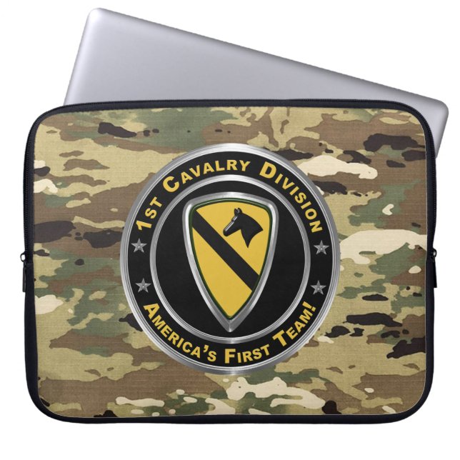 1. Kavalleriedivision  Laptopschutzhülle (Vorderseite)