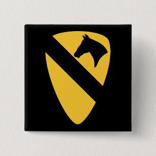 1. Kavalleriedivision Patch Patriotisch Button