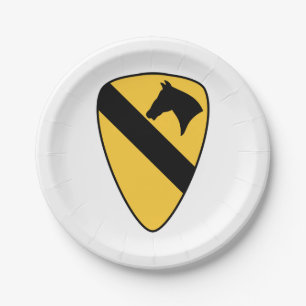 1. Kavalleriedivision Patch Patriotisch Pappteller