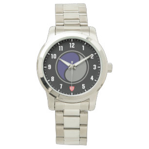 1. Kavalleriedivision Silver Stainless Steel Armbanduhr