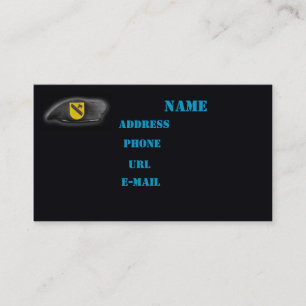 1. Kavallluft cav vet iraq nam business card Visitenkarte