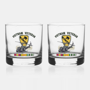 1. Kavalry Division Vietnam Air Cav Whiskyglas