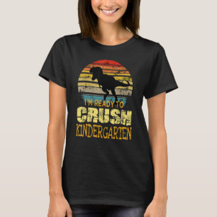 1. Kindergarten Ich bin bereit Dinosau zu zerquets T-Shirt