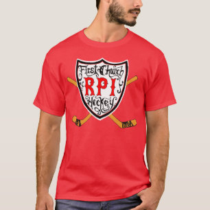 1. Kirche von RPI-Hockey T-Shirt