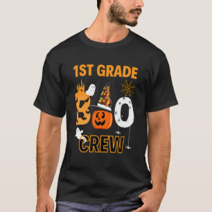 1. Klasse Boo Crew Lehrer Studen Erste Grundschule T-Shirt