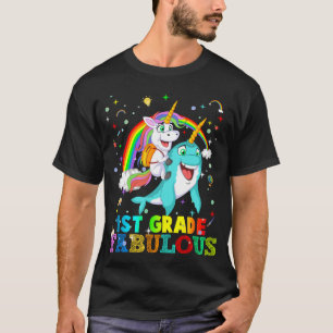 1. Klasse fabelhafte Einhornreiten Narwal T-Shirt