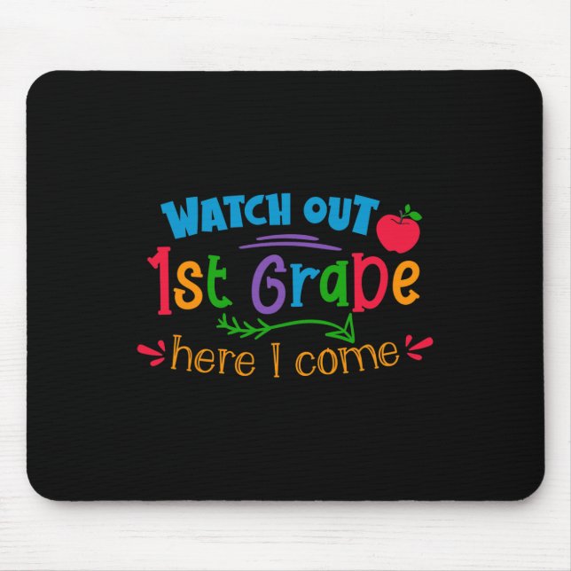1. Klasse hier komme ich Mousepad (Vorne)