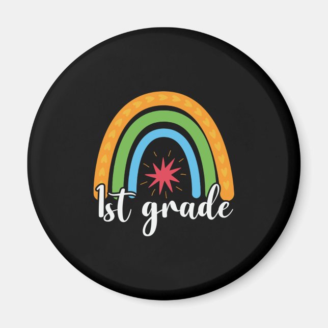1. Klasse Lehrer 1. Klasse Rainbow Lover Magnet (Vorne)