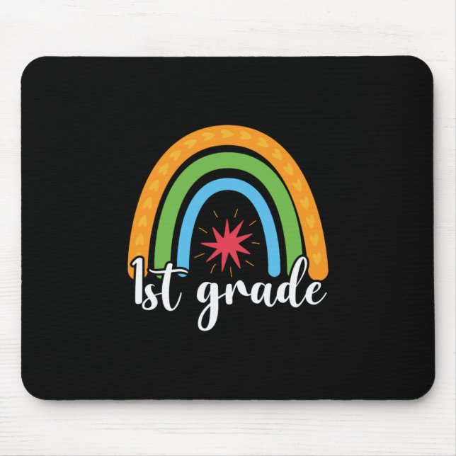 1. Klasse Lehrer 1. Klasse Rainbow Lover Mousepad (Vorne)