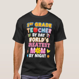 1. Klasse Lehrer nach Tag Weltgrößte Mama Nigh T-Shirt