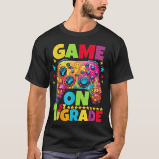 1. Klasse Level freigeschaltet Video Gamer Pixel R T-Shirt