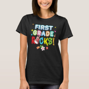 1. Klasse rockt zurück zur Schule Team Gitarre Ele T-Shirt