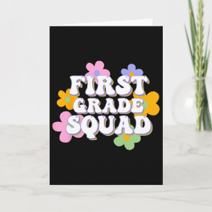 1. Klasse Squad Team Ck Zurück Zur Schule Lehrer S Karte