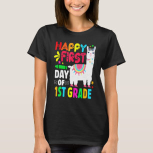 1. Klasse Süße Lama-Lehrer-Team Erste Klasse Squad T-Shirt