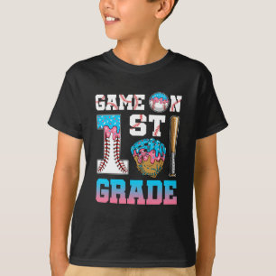 1. Klasse zurück bis Baseball Tropfen Eiscreme G T-Shirt