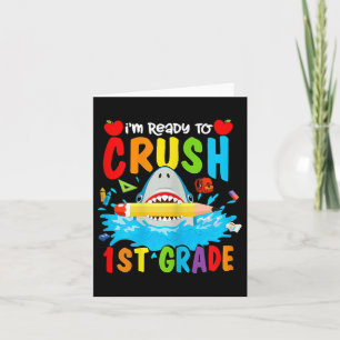 1. Klasse zurück zu schulischen Hai Kinder bereit  Karte