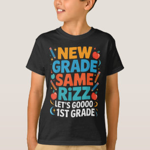 1. Klasse zurück zur Schule neue Klasse gleicher R T-Shirt