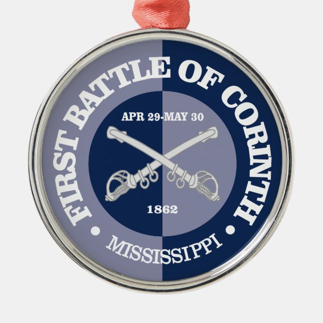 1. Korinth (B&G) Ornament Aus Metall (Vorne)