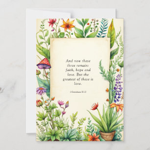 1 Korinthen 13:13 Christliches Bibelverse Magneteinladung