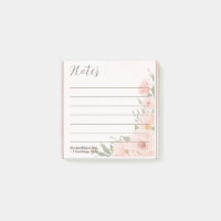 1 Korinthen 16:14 Christliche rosa Blume Post it