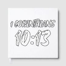 1 Korinther 10:13 Bibelvers Brush Script Graph