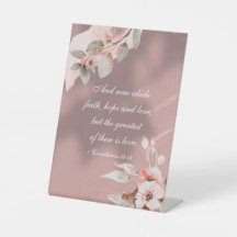 1 Korinther 13:13 Best ist Liebe Floral