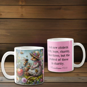 1 Korinther 13:13 Christliche Schrift Kaffeetasse