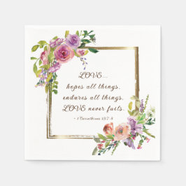 1 Korinther 13:13 Liebe Bibelverse der Hoffnung Gl Serviette