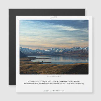 1 Korinther 13:2 LIEBE SCRIPIX Magnetkarte Magneteinladung