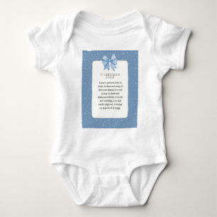 1 korinther 13 4 5, die Liebe ist geduldig die Lie Baby Strampler
