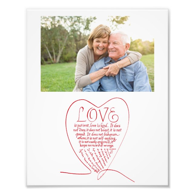 1 Korinther 13 4-7 Bibelverse mit Foto (Vorne)